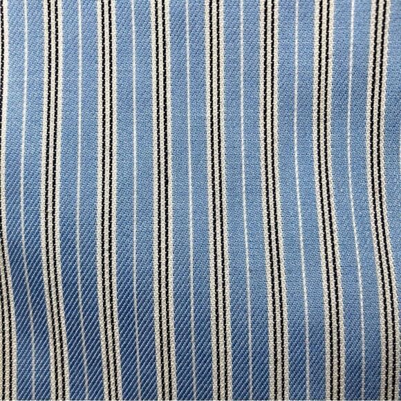 Banana Republic Non Iron Striped Dress Shirt in Blue/Yellow Men’s L/16-16 1/2 - Picture 3 of 6